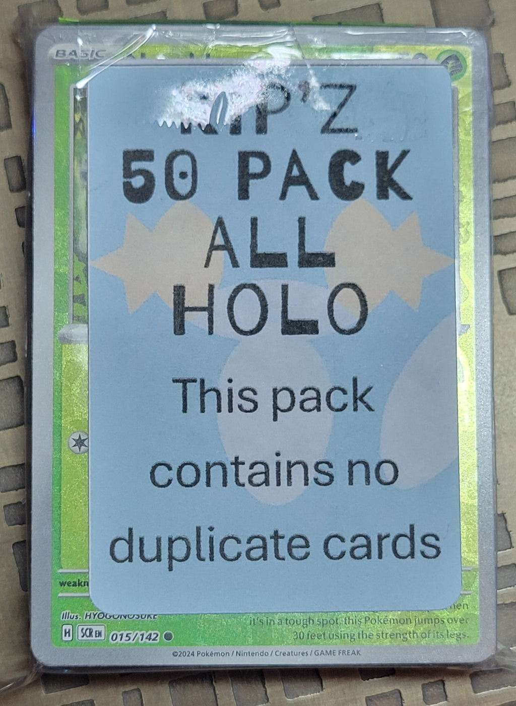 ALL HOLO Pokemon 50 Bulk Pack