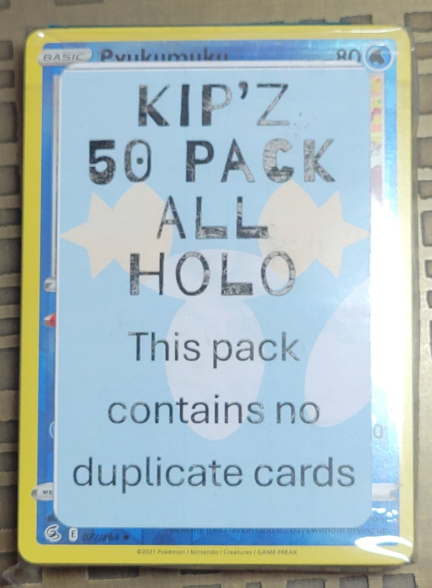 ALL HOLO Pokemon 50 Bulk Pack