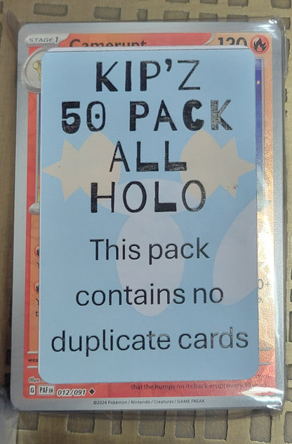 ALL HOLO Pokemon 50 Bulk Pack