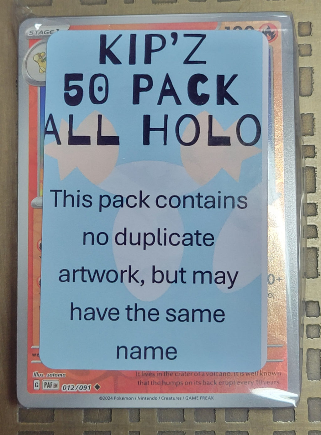 ALL HOLO Pokemon 50 Bulk Pack
