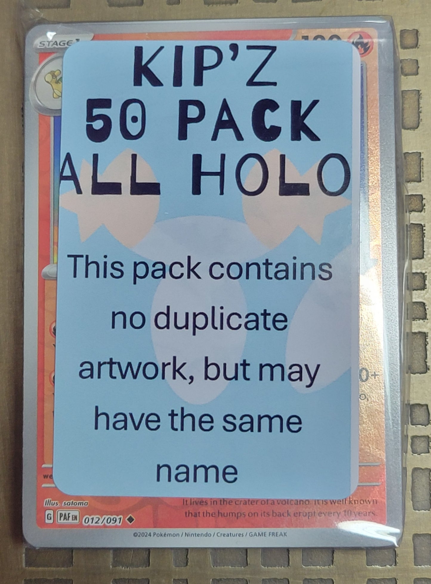 ALL HOLO Pokemon 50 Bulk Pack