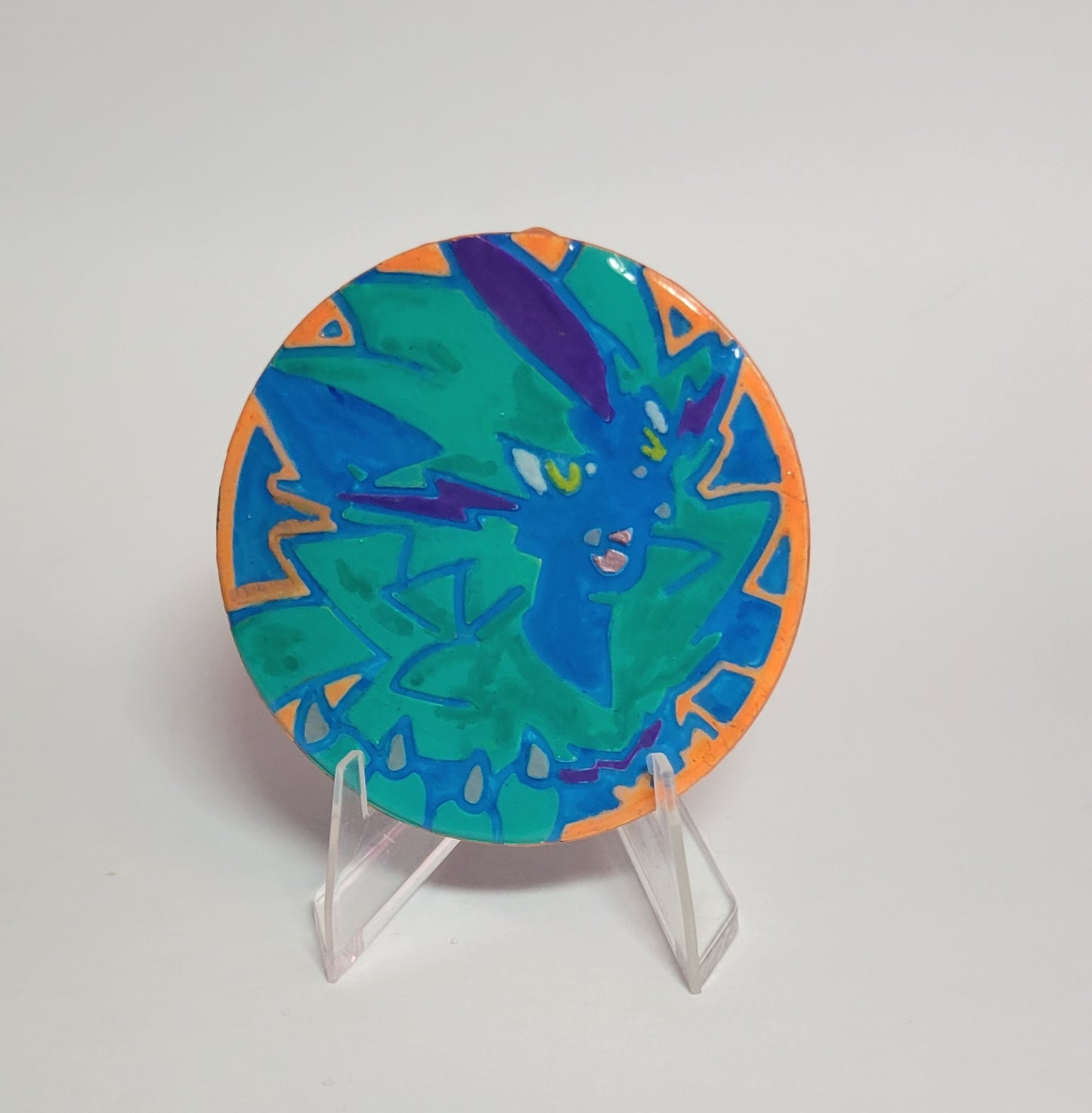 Painted Pokemon Coin