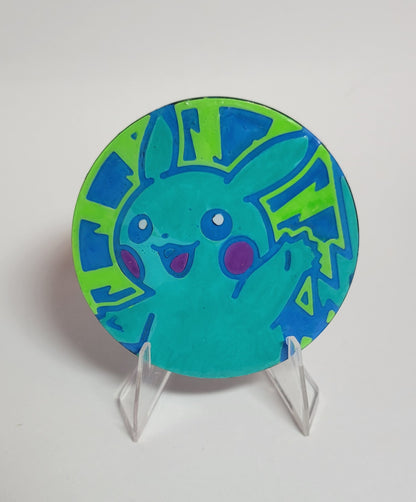 Painted Pokemon Coin