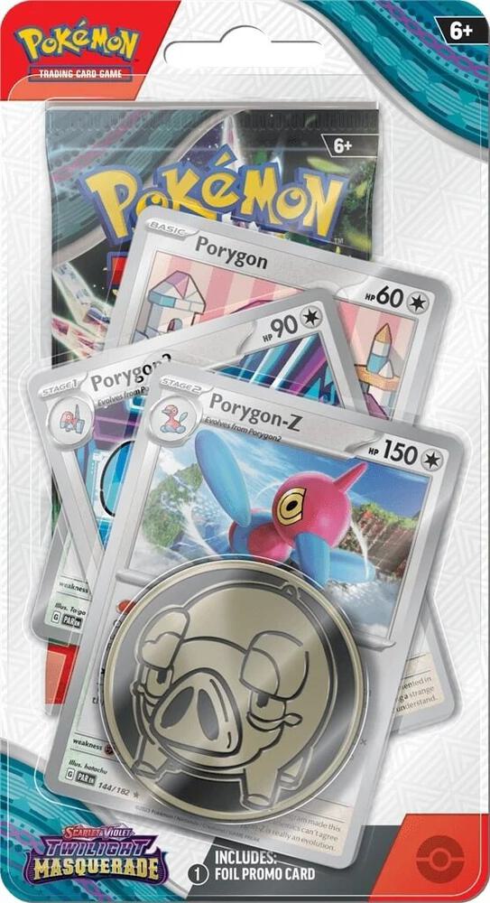 Porygon Twilight Masquerade Premium Checklane Blister