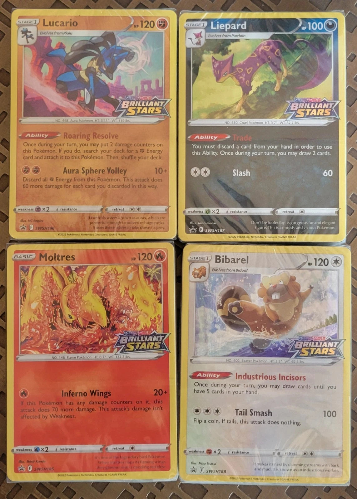 BRILLIANT STARS - all 4 decks